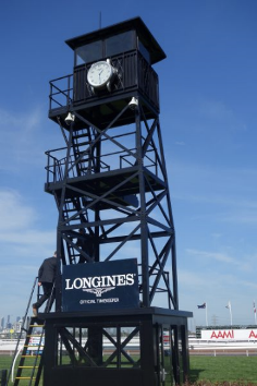 Flemington racecourse custom clock tower